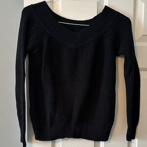 Abercrombie & Fitch Black V-Neck Sweater